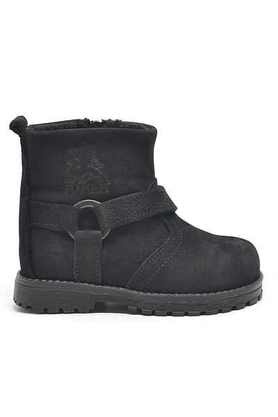 Rakerplus Chiron Genuine Leather Zippered Winter Baby Boots
