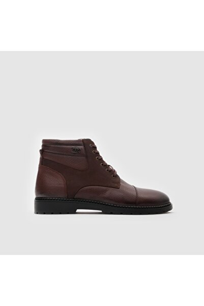 TOGO Kahverengi Hakiki Deri Erkek Klasik Bot [052266]