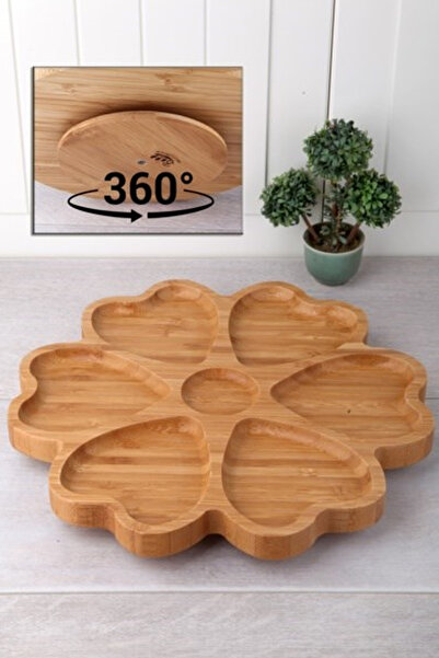 OEM عرض دوار من الخيزران مكون من 7 أقسام Royaleks-BLS KDS3030