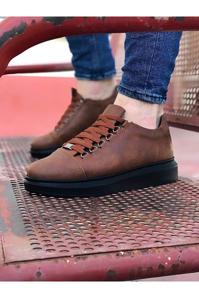kapsulavm Taba Charcoal Flat Men's Casual Shoes