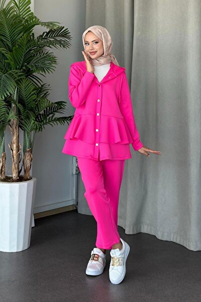 Hazamoda Pink Lady Scuba Suit Set