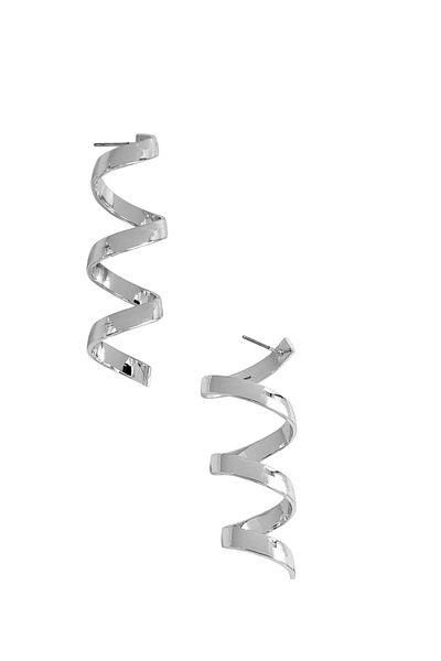 Çlk Accessories أقراط مجعدة فاخرة