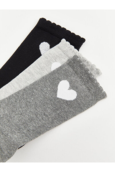 LC Waikiki Lcwk bedruckte Damensocken im 3er-Pack