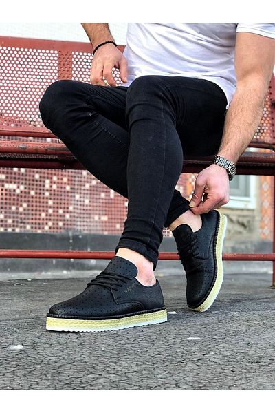 MarDyHome Black Men's Shoes
