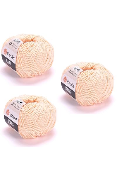 Yarnart Yarn Art Jeans Amigurumi Υπόθεση Βελονάκι 73 Ροζ Καρδιά Πλεκτό Νήμα Νήμα Μωρού Νήμα Punch 3 Πακέτο