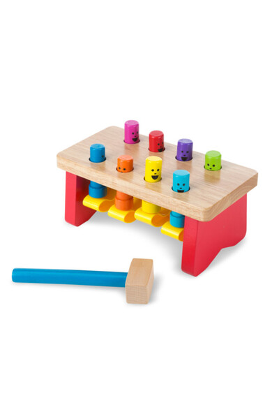 Melissa & Doug Melissa and Doug Deluxe Bambam Çivi Çakma