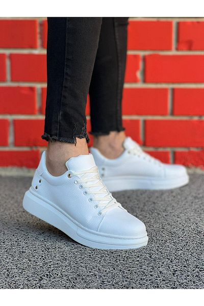 BESKAR KB047 Ανδρικά παπούτσια Casual White Skin