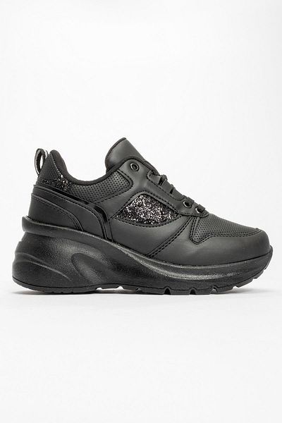 Ccway Black Velcro Women's Sports Shoes