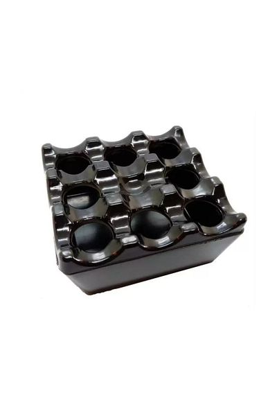 NEZADE STORE منفضة سجائر مربعة الشكل مع شبكة Royaleks-RA-646