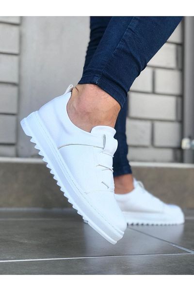 Hera Giyim Men's Casual White Shoes