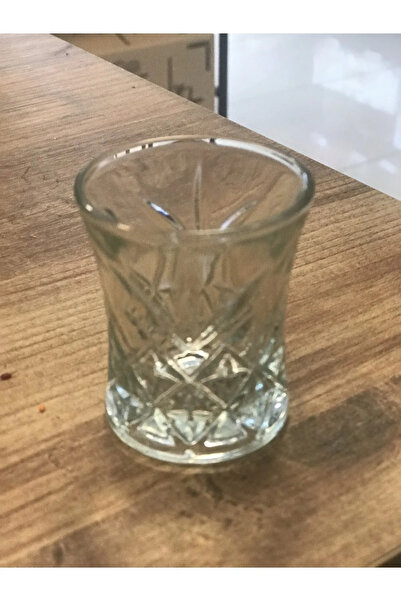 Marsilyan Set of 6 Asian Coffee Side Water Glasses Transparent Color Royaleks...