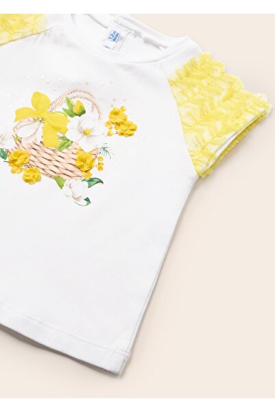 MAYORAL Baby Girl Summer T-Shirt Tulle Skirt Set of 2 1978