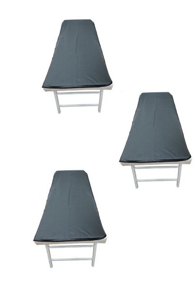 alez PVC Black Stretcher Cover Set of 3, PVC Elastic Black Inspection Table Cover