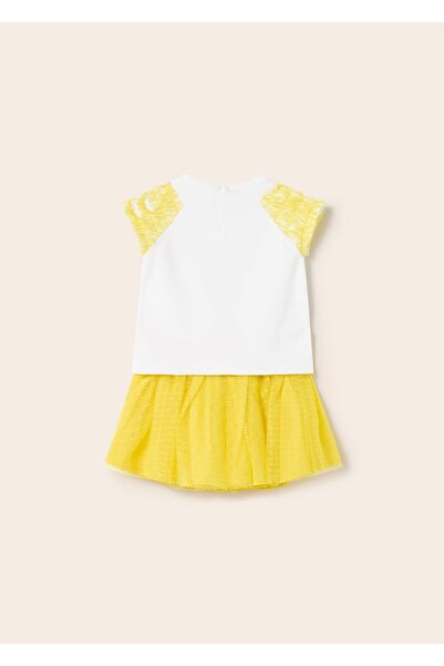MAYORAL Baby Girl Summer T-Shirt Tulle Skirt Set of 2 1978