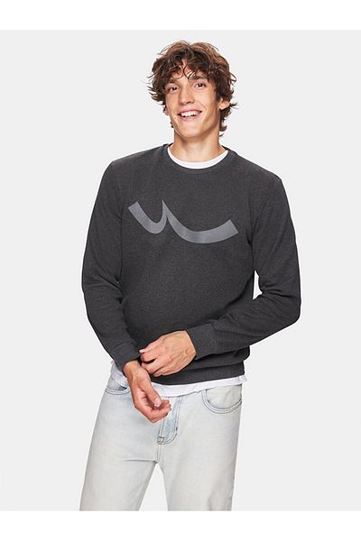 Ltb Μακρυμάνικο φούτερ Anthracite Crew Neck
