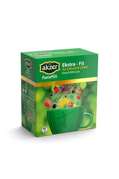 Akzer 60 Pieces Natural Bitter Extra Fit Set with Tea Frame