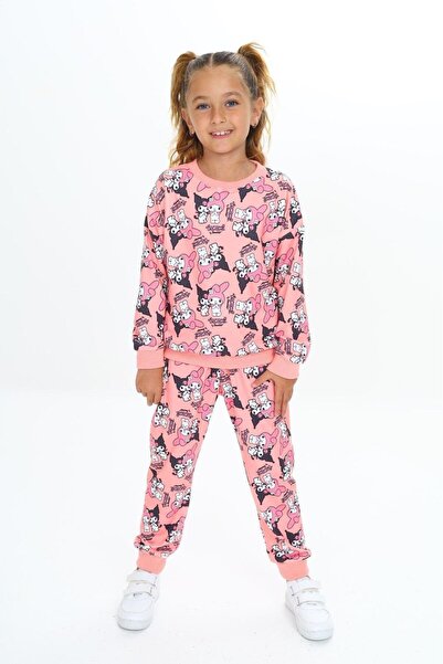 KOKOŞ BEBEK Girl's Daily Comfortable Set |   Between 2/8 Years