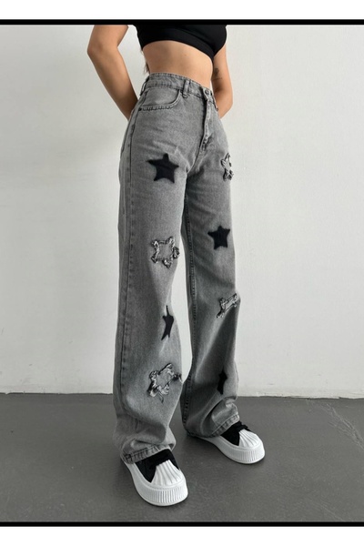 eyonnwear Y2K ΑΝΑΚΥΚΛΩΜΕΝΟ ΠΑΝΤΕΛΟΝΙ ΤΣΑΚΙ ΤΣΕΠΗΣ STAR JEAN