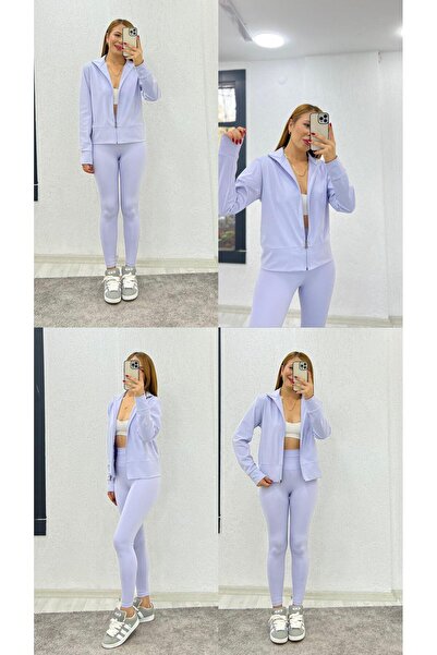 Paw Garage Set de trening cu jambiere popular - Combinație de jachetă și jambiere pentru femei