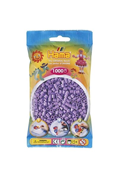 Hama Pastel Purple Midi Beads - 1,000 Pieces