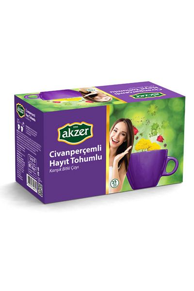 Akzer Cyan Perch Record Seeded Tea 25-Piece Flask Bag