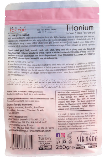 More For You Boncuk Ağda Titanyum (Pembe) 250 gr