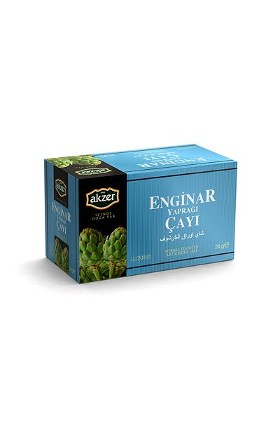Akzer Natural Artichoke Leaf Tea - 20-Piece Filtered Bags