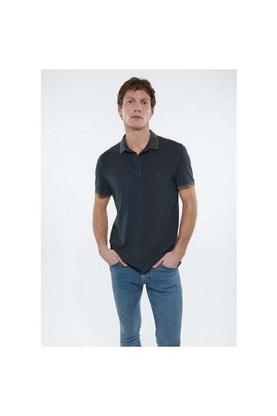 Mavi Μ 065920 -30653 Ανδρικό μπλουζάκι Polo Neck Shadow Grey