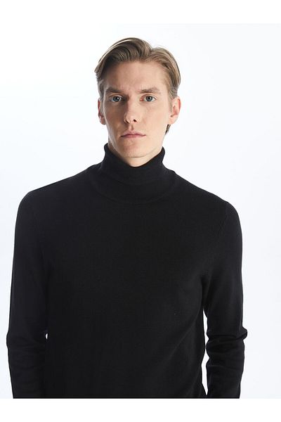 LC Waikiki Men's Knitwear Sweater - Turtleneck, Long Sleeve