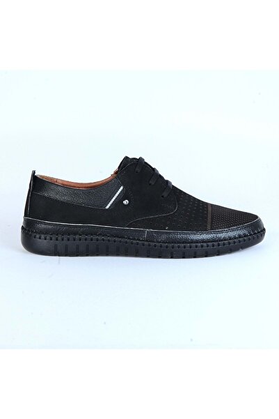 moda ayakkabım Moda Ayakkabı 1905 Men's Summer Shoes - Mds00765-Black-40
