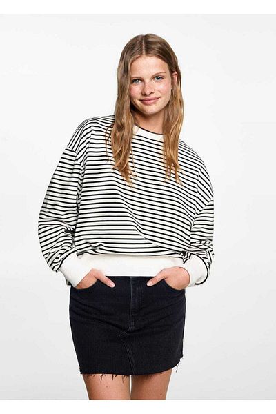 Mango Teen Hanorac cu model de linie