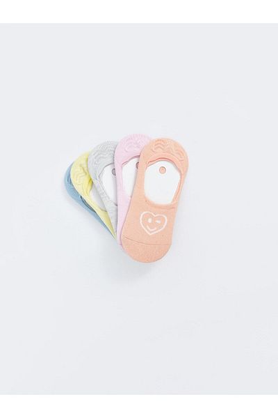 LC Waikiki Lcw Gemusterte Babet-Socken für Mädchen 5 Stück