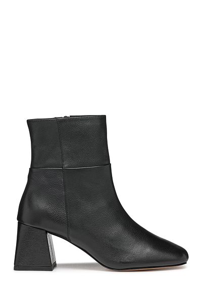 Geox Geox Black Booties Womens Shoes