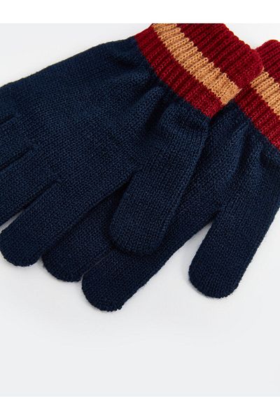 LC Waikiki Lcw Yellow Boy's Scarf Beanie and Gloves Set