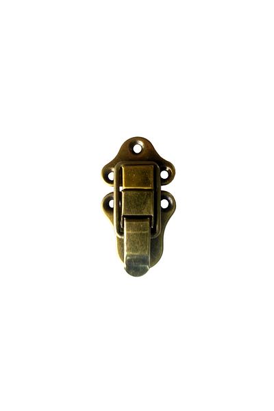 Toptan Bulurum Coffer, Box Clip, Front Lock - 72X40Mm, Antique, 1 Pcs