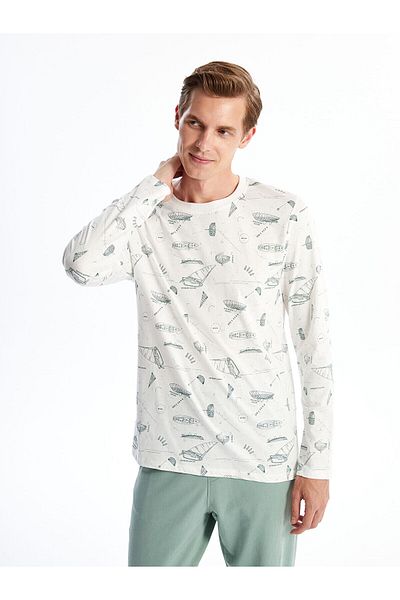 LC Waikiki Topuri de pijama pentru bărbați LCW - decolteu, mâneci lungi
