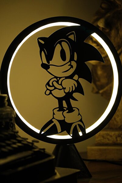 artolie Sonic Silüet Lamba, Gece Lambası, Masa Lambası, Led