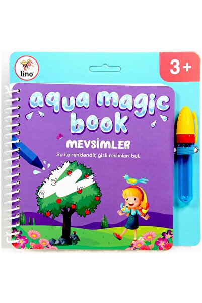 TOYFEST كتاب التلوين السحري Aqua Magic Seasons