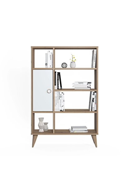 Ruum Store By Doğtaş Soho Geniş Kitaplık Kapaklı Meşe Opak Beyaz