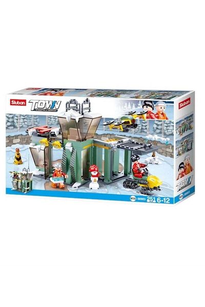 Sluban Town Snowfield Rescue 251 Piece Rescue Team