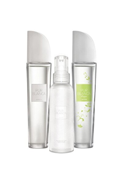 AVON Pur Blanca Pur Blanca Hope Kadın Parfüm 50 ml Ve Vücut Spreyi 100 Ml. Üç...