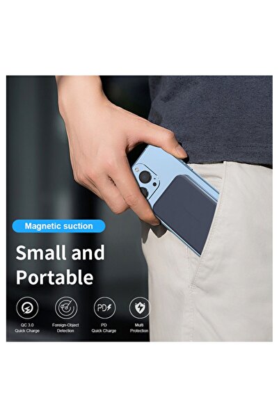 Nettech Nt-pw20 15w 4 Çıkışlı 10000 Mah Magsafe Powerbank