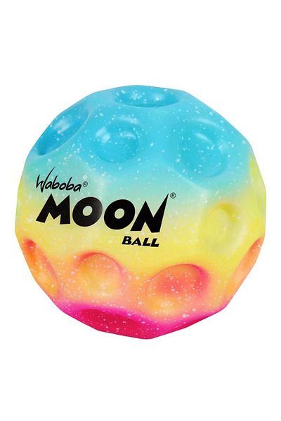 Waboba Pink Yellow Blue Rainbow Moon Ball Top