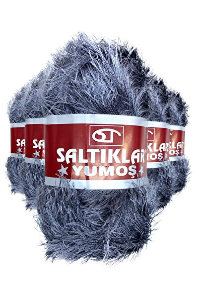 SALTIKLAR 5 Pieces Soft Bearded Hand Knitting Yarn Wool 36