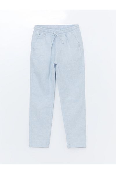 LC Waikiki Lcw Vision Blue Elastic Waist Basic Boys' Pants