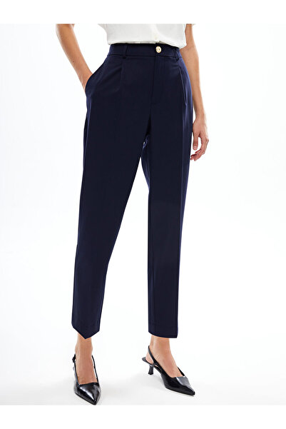 LC Waikiki LCWAIKIKI Classic Lacivert Loose Fit Kadın Pantolon