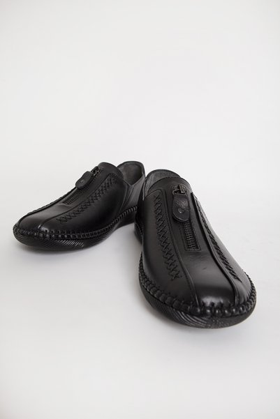 Dericlub Kadın Esnek Tabanlı Gerçek Deri Comfort Ayakkabı Br 04138 Siyah