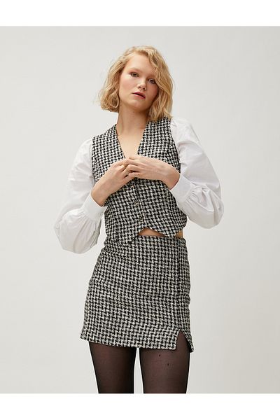 Koton Crop-Shirt-Set im Zweiteiler-Look
