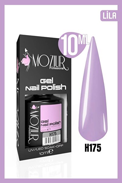 MOZIUR Kalıcı Oje Uv Led H175 (LİLA) 10ml