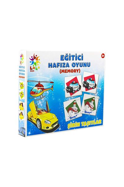 LAÇO Laço Puzzle Lc023 Educational Memory Game Cute Vehicles